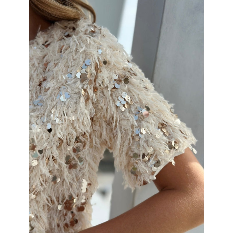 Sequin Blouse for Women – Elegant Sparkly Top for Evening Wear and Parties