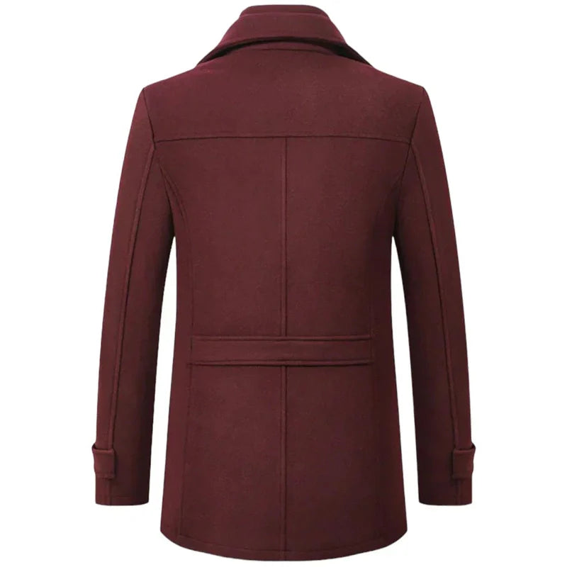 Wool Coat for Men – Classic Elegant Design, Warm Winter Outerwear