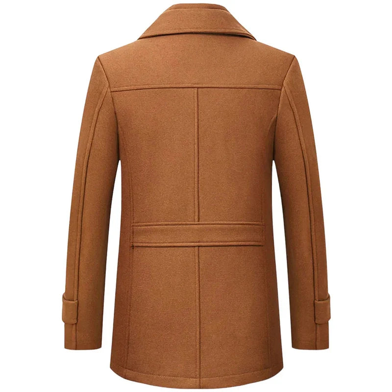 Wool Coat for Men – Classic Elegant Design, Warm Winter Outerwear