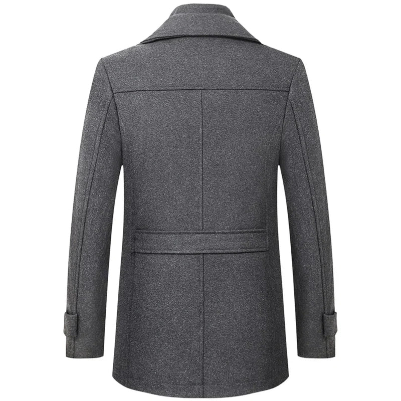 Wool Coat for Men – Classic Elegant Design, Warm Winter Outerwear